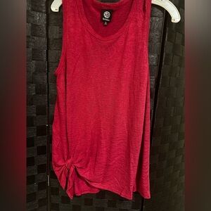Sleeveless Red Top